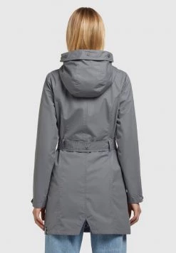 Khujo Femme LAUREN Trench Graublau -khujo Soldes 85b5a47c60004587830428e9e222f87f