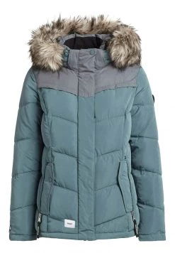 Khujo WINSEN Veste D'hiver Blaugrau Femme -khujo Soldes 85b85bc8a5cc43e792b63acc1ada52b9