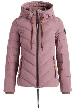 Khujo EIJA Veste D'hiver Beige Rosa Femme -khujo Soldes 86fd5e25b5274ac5bfb403a887d8e6a6