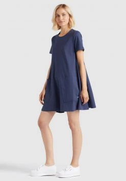 Khujo Femme SARAI Robe En Jersey Dunkelblau