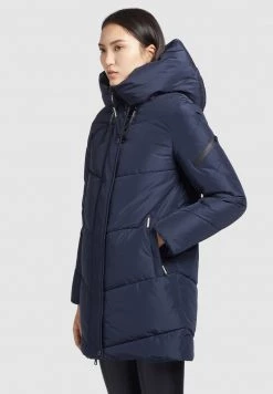 Khujo Femme JORDIS Veste D'hiver Dunkelblau -khujo Soldes 87c55863e1c14eefb850588f689914a9