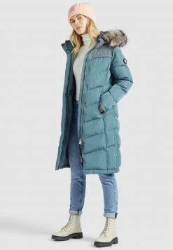 Khujo Femme LUBECK LONG Veste D'hiver Blaugrau -khujo Soldes 884c3aacfd43458886337dea0eb8dbe0