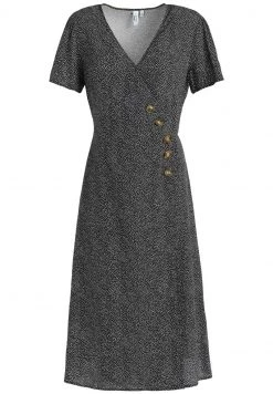 Khujo PORGY Robe De Jour Schwarz Weiß Gepunktet Femme -khujo Soldes 8867c8f29411433dbe02588edd7e2281