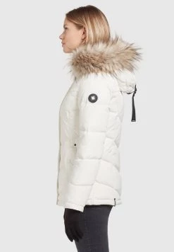 Khujo WINSEN Veste D'hiver Naturweiß Femme -khujo Soldes 8942f26efddc40acb5a9fb62f1b6343c