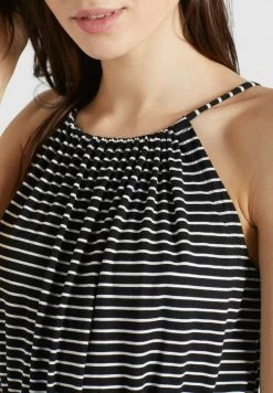 Khujo Femme VALDA Débardeur Schwarz Weiß Gestreift -khujo Soldes 8984a46905e3452a8f8ff41d6852dcd7