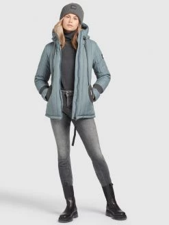 Khujo TWEETY PRIME5 Veste Mi Saison Blaugrau Femme -khujo Soldes 8bb8492f611e4719a1201f6a760715b0