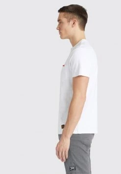 Khujo DESTIN SOLID T Shirt Basique Weiß Homme -khujo Soldes 8be0e23dd35e46fdb59b9375dca2eb76