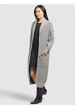 Khujo Femme LIA Gilet Grau -khujo Soldes 8c589c847df145c9a5a37d40710c5684