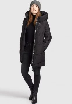 Khujo JORDIS Veste D'hiver Schwarz Femme -khujo Soldes 8cb45884ae954bc9b954260c2433a915
