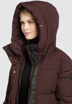 Khujo DAKOTA Veste D'hiver Weinrot Femme -khujo Soldes 8e845d186c5946b68050178b8ba00332