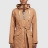 Khujo Femme LAUREN Trench Toffee