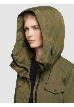 Khujo ELST Parka Dunkeloliv Femme -khujo Soldes 90bc6f49683d40828b81c1f2fc016bf4