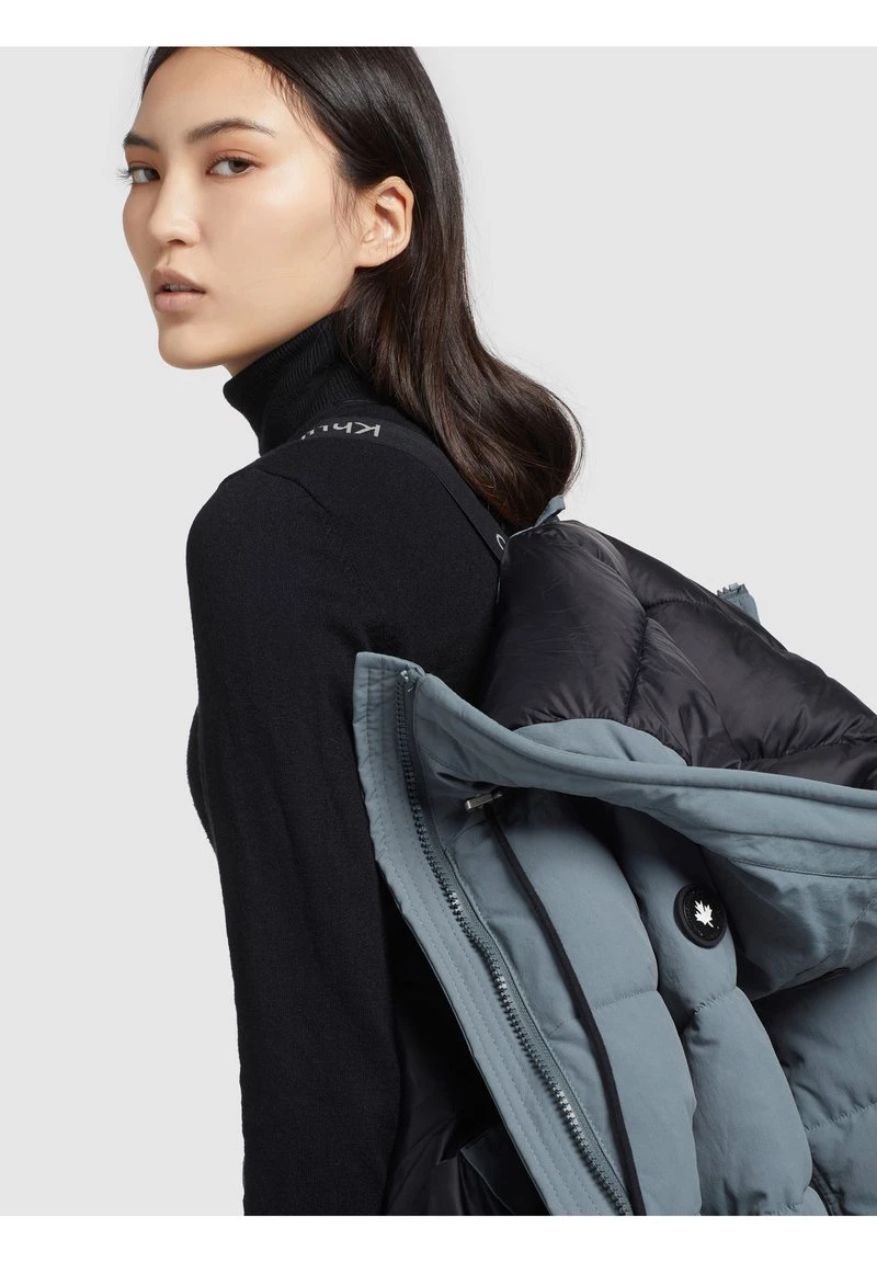 Khujo Femme DORANA Veste D'hiver Blaugrau 10 Khujo Femme DORANA Veste D'hiver Blaugrau – Image 8