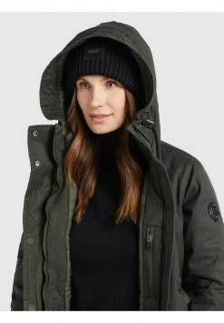 Khujo MANTEL XENIA Veste D'hiver Dunkelgrün Femme -khujo Soldes 914ecdaf39e346df83baef1bc81ab9f5