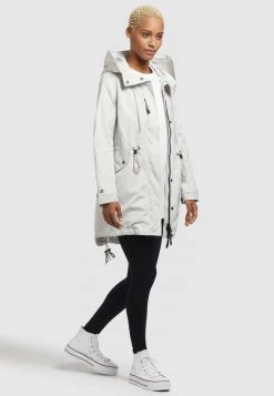 Khujo DAYES Parka Hellgrau Femme -khujo Soldes 92348cbd2432480a8483ff2809dbda55