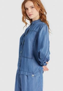 Khujo Femme ESAIA Chemisier Denim Blue -khujo Soldes 928a6659e6e0456aadafbdb62755f1b0