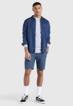 Khujo Homme POSTO Chemise Denim Blau -khujo Soldes 93a6a5563bce4d8b9615ea8af5e87971