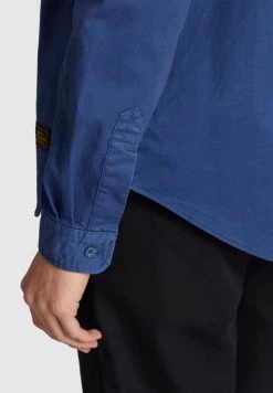 Khujo Homme ROGER Chemise Blue -khujo Soldes 94c52098bb014c32946d1b5928fb933d