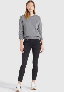 Khujo Femme LISEL Sweatshirt Grau Meliert -khujo Soldes 94e5073b7ed543c885c158aaffa4f28e