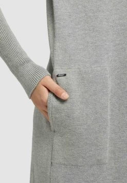 Khujo ELINA Gilet Grau Meliert Femme -khujo Soldes 95b9ac00db7e4f4686cc360b54feeaa1