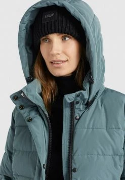 Khujo DELINAS2 Veste D'hiver Blaugrau Femme -khujo Soldes 96b612d946d841d781d09fc6701402b2