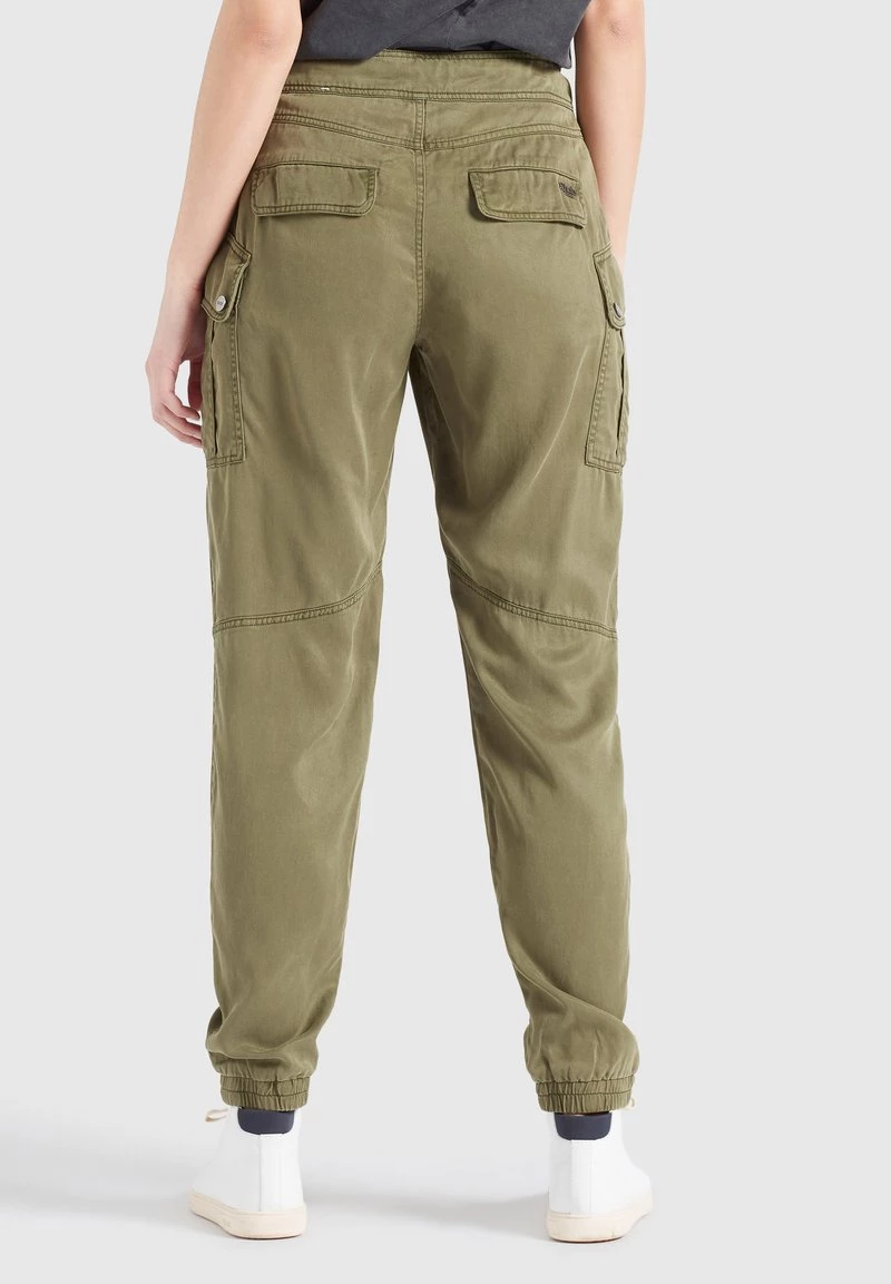 Khujo JOSLIN Pantalon Cargo Khaki Gewaschen Femme 5 Khujo JOSLIN Pantalon Cargo Khaki Gewaschen Femme – Image 3