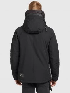 Khujo RUDOLF Veste D'hiver Schwarz Homme -khujo Soldes 98376840d6ca44029baca5ecc1a78ee9