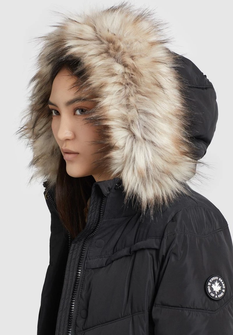 Khujo Femme LUBECK LONG Veste D'hiver Schwarz 9 Khujo Femme LUBECK LONG Veste D'hiver Schwarz – Image 7