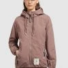 Khujo ROLAVA Veste Légère Mauve Femme -khujo Soldes 9ad26e62e8964089984c63fe5d5accf4