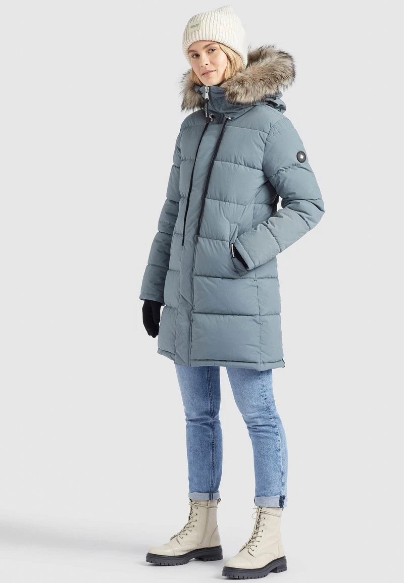 Khujo MANTEL JARVANA Veste D'hiver Blaugrau Femme 3 Khujo MANTEL JARVANA Veste D'hiver Blaugrau Femme