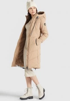 Khujo Femme ARIBAY PEACHED Veste D'hiver Beige -khujo Soldes 9b227faa558341fe832d6c027f43fa07