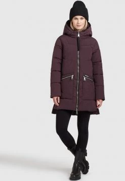 Khujo Femme BINE Veste D'hiver Weinrot -khujo Soldes 9b8586796802470c8cae15253b465cc1