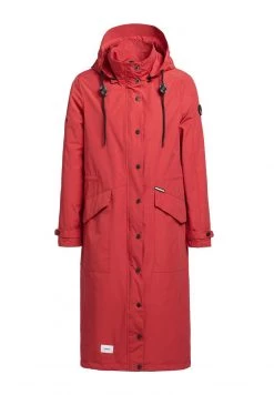 Khujo SMILLA Parka Rot Femme -khujo Soldes 9cb0f5c1f1df4e968f430a6738c292f4