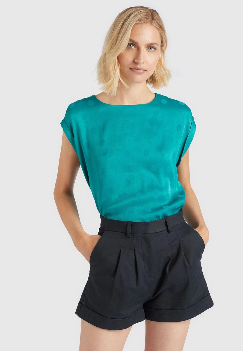 Khujo Blouse Blaugrün Femme 3 Khujo Blouse Blaugrün Femme