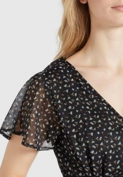 Khujo VARVARA Robe De Jour Black/blue Femme -khujo Soldes 9d86c34a585a436c84694e1cc3413212