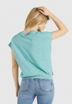 Khujo MARIKA T Shirt Imprimé Aqua Meliert Femme -khujo Soldes 9dcc6b6ff365473c92ddbaba0d92f63a