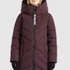 Khujo Femme SUVA Veste D'hiver Weinrot -khujo Soldes 9dd86781a1784bdd824f6704c4f1d5bb