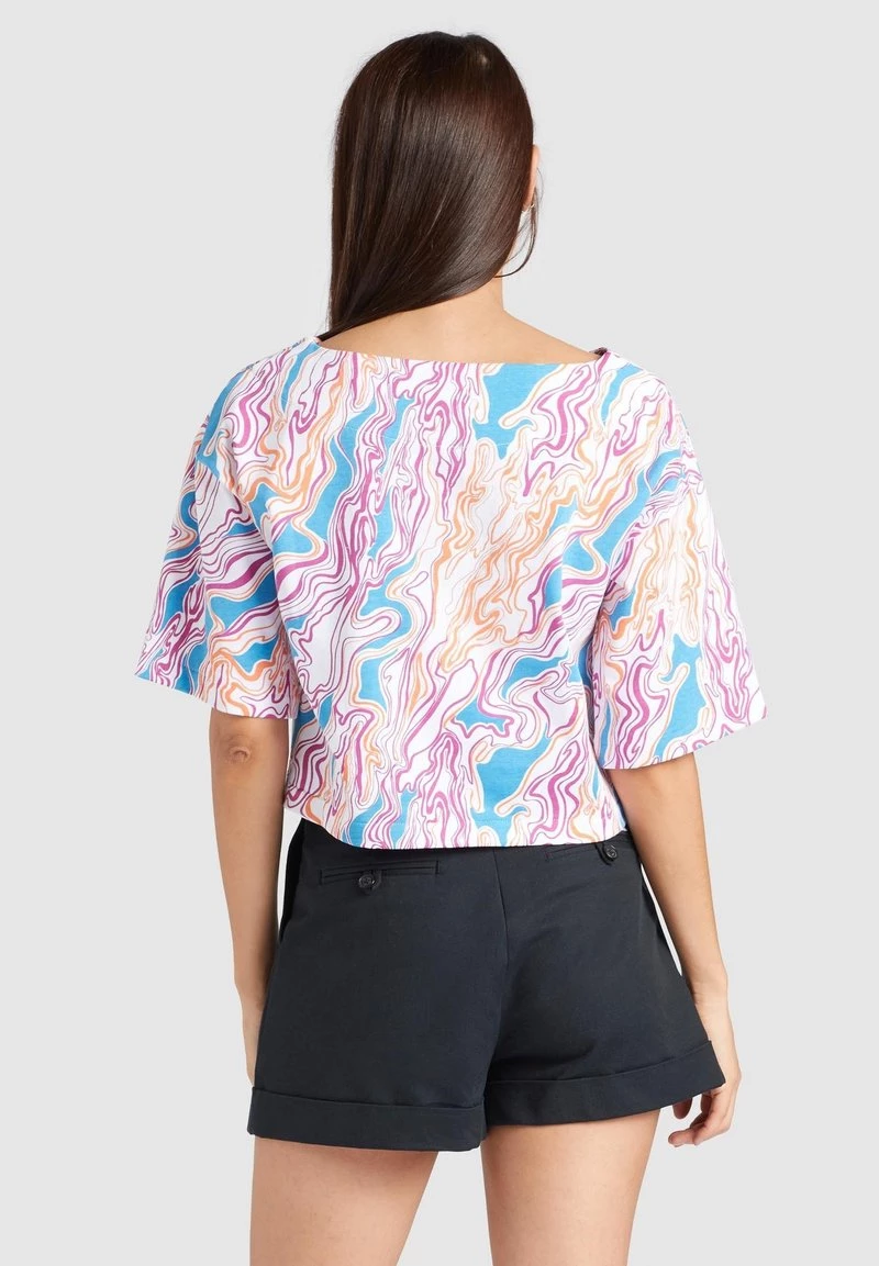 Khujo SUTTON T Shirt Imprimé Mehrfarbig Gemustert Femme 4 Khujo SUTTON T Shirt Imprimé Mehrfarbig Gemustert Femme – Image 2