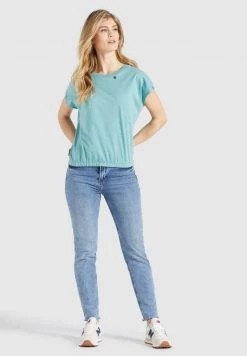 Khujo MARIKA T Shirt Imprimé Aqua Meliert Femme -khujo Soldes 9f63e4fe94d540f1af6b1255fd53019c
