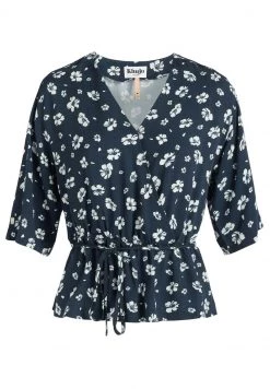 Khujo Femme RINALDA Blouse Blau Weiß Geblümt 19 Khujo Femme RINALDA Blouse Blau Weiß Geblümt -khujo Soldes a09bf80e6b2d449fabea5125364b5577