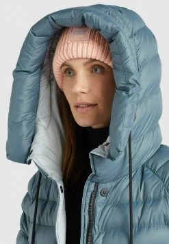 Khujo MANTEL NIANA SHINE Veste D'hiver Blaugrau Femme -khujo Soldes a16058a2bf8c437d9030d7ad46d8011d