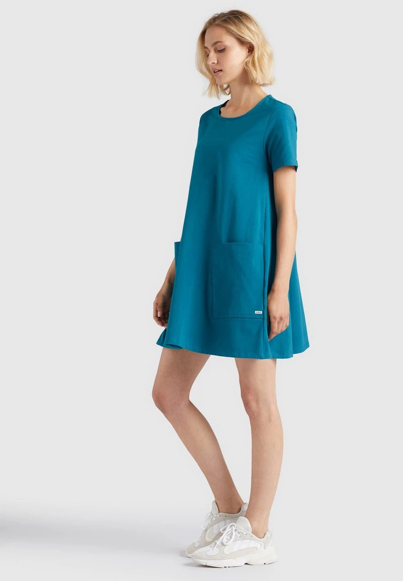 Khujo Femme SARAI Robe En Jersey Grün 4 Khujo Femme SARAI Robe En Jersey Grün – Image 2