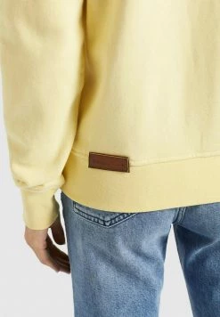 Khujo LISEL Sweatshirt Hellgelb Femme -khujo Soldes a22d6b7b01b743759253e197d8c5b984