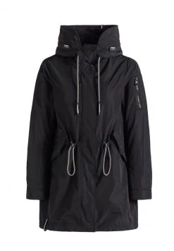 Khujo CATHARINA Parka Schwarz Femme -khujo Soldes a2a370663dd44c64a89f4239b989c161