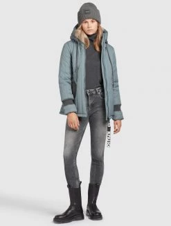 Khujo TWEETY PRIME5 Veste Mi Saison Blaugrau Femme -khujo Soldes a3217fc2a45741c3bbc0b8a85542cb25