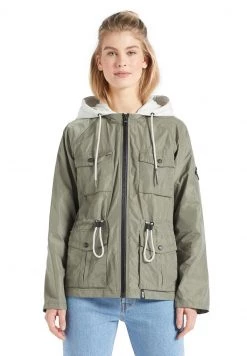 Khujo Femme FAMKE Veste Mi Saison Hellkhaki -khujo Soldes a34d4f72b6e549b78a48a23c7234ac59