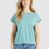 Khujo MARIKA T Shirt Imprimé Aqua Meliert Femme