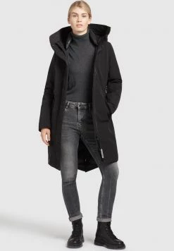 Khujo CHARLYN2 Veste D'hiver Schwarz Femme -khujo Soldes a4685457c5514031a282c5611f809d09
