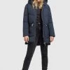 Khujo BINE Veste D'hiver Blaugrau Femme -khujo Soldes a56762c0efba44e88f81a796089338f5
