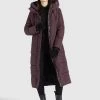Khujo Femme MANTEL SOULANI Veste D'hiver Weinrot -khujo Soldes a5de03f3ae66484d9897bb3253fa6bc4